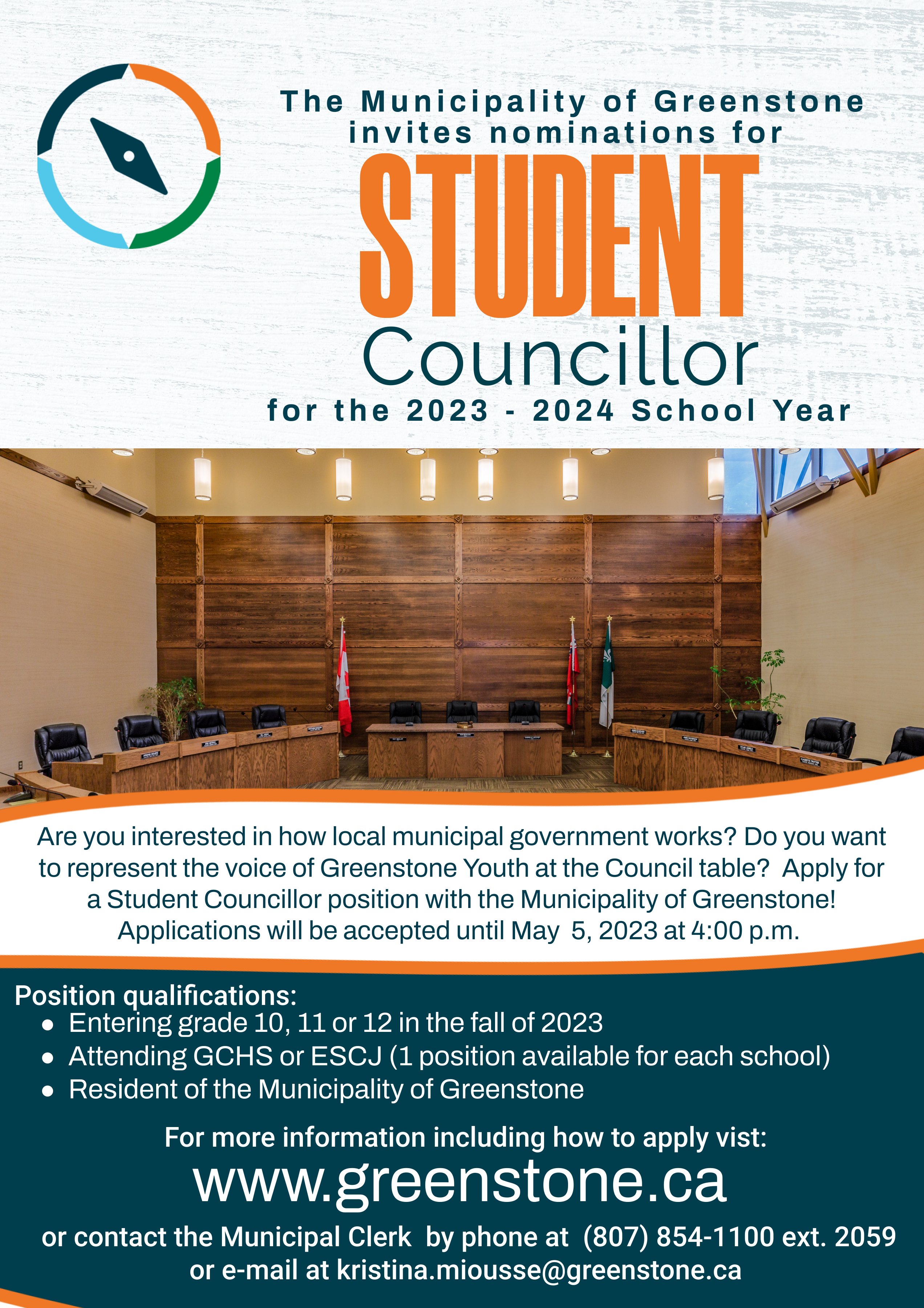 Student Councillor Advertisement Poster 