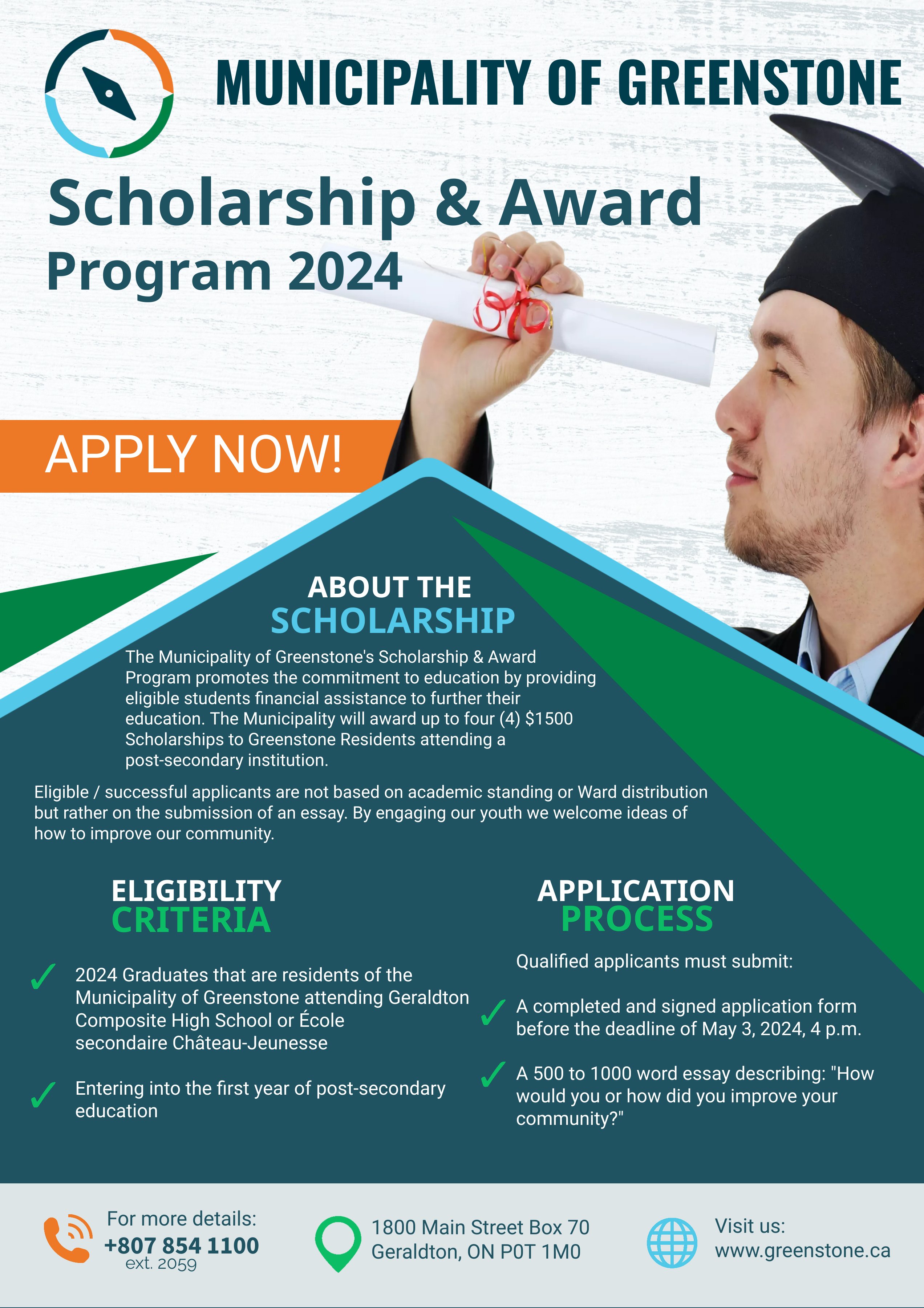 Poster with Graduate advertising Program