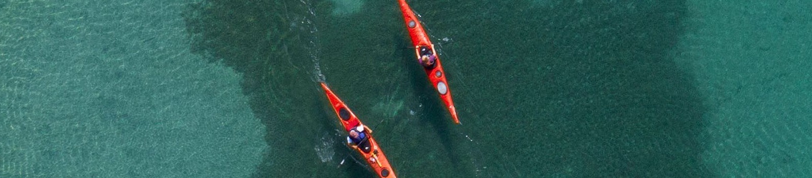 Kayaking on the lake